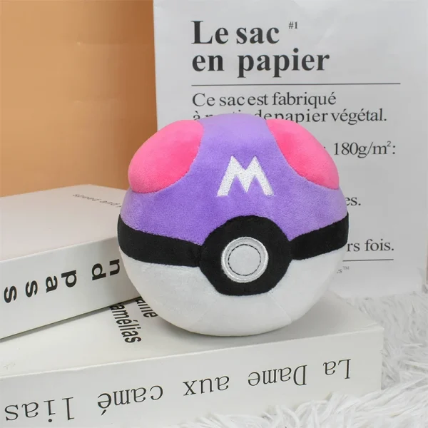 5pcs/set Pokemon Plush Poke Ball Master Ball Great Ball Ultra Ball Premier Ball Stuffed Doll Toys Children Kids Christmas Gifts