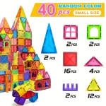 Magnetic Building Block Toys, Magnetic Blocks, Medium-Sized Stacked Building and Puzzle Toys, Creative and Lively Magnetic Toys