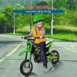 24V Kids Ride-on Toy, 250w Motor Electric Dirt Bike Toy With 13.6 MPH Top Speed, Twist-Grip Throttle For Boys & Girls 3-8