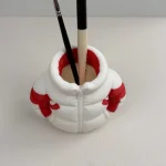 3D Printed Puffer Jacket Pen Holder