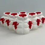3D Printed Puffer Jacket Pen Holder
