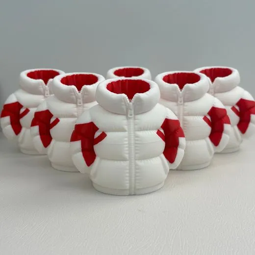 3D Printed Puffer Jacket Pen Holder