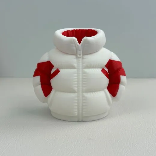 3D Printed Puffer Jacket Pen Holder