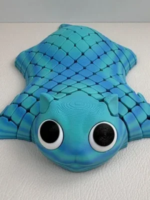 3D Printed Articulated Gecko Fidget Toy