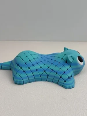 3D Printed Articulated Gecko Fidget Toy-2