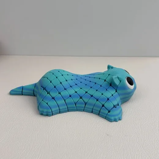 3D Printed Articulated Gecko Fidget Toy