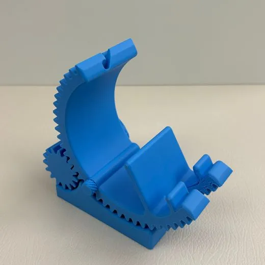 3D Printed Gear Adjustable Phone Stand Holder