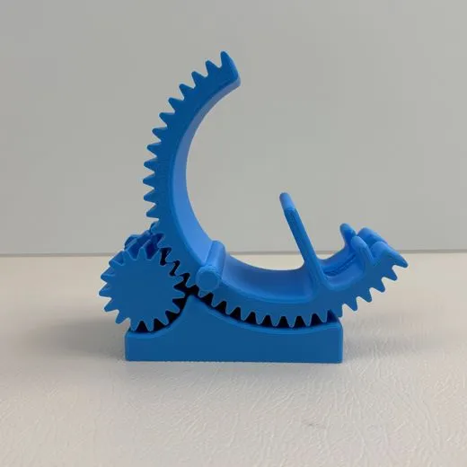 3D Printed Gear Adjustable Phone Stand Holder